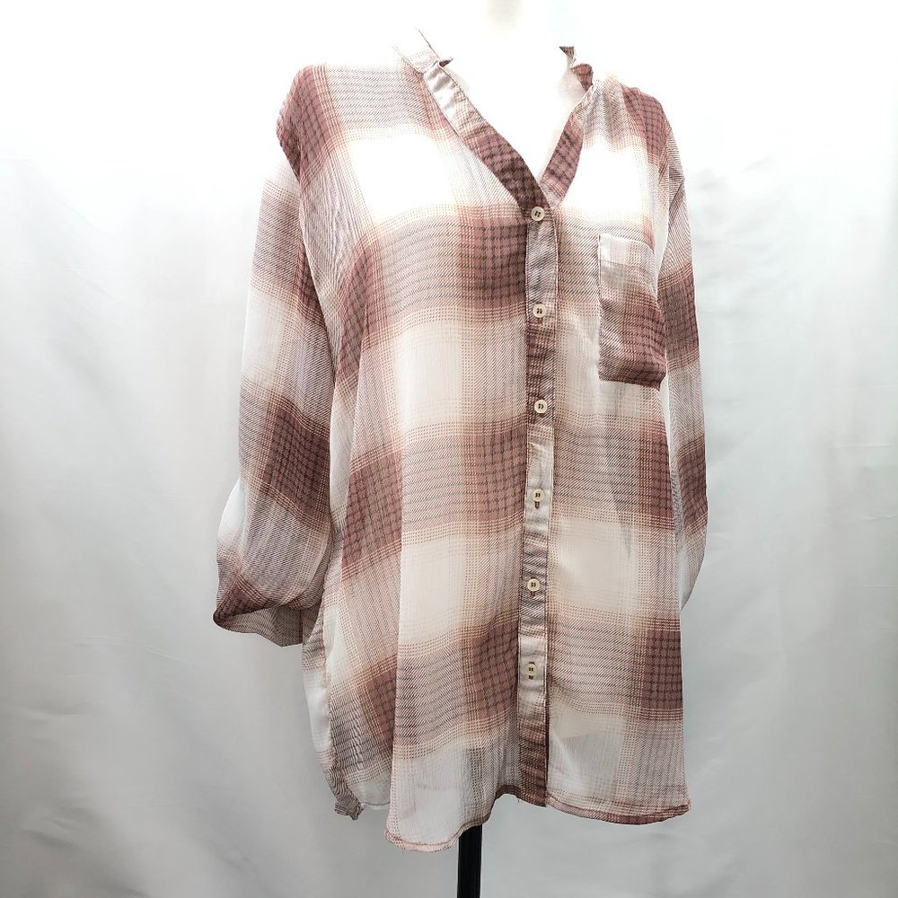 Streetwear Society | Pink Tan Plaid (Size L)
